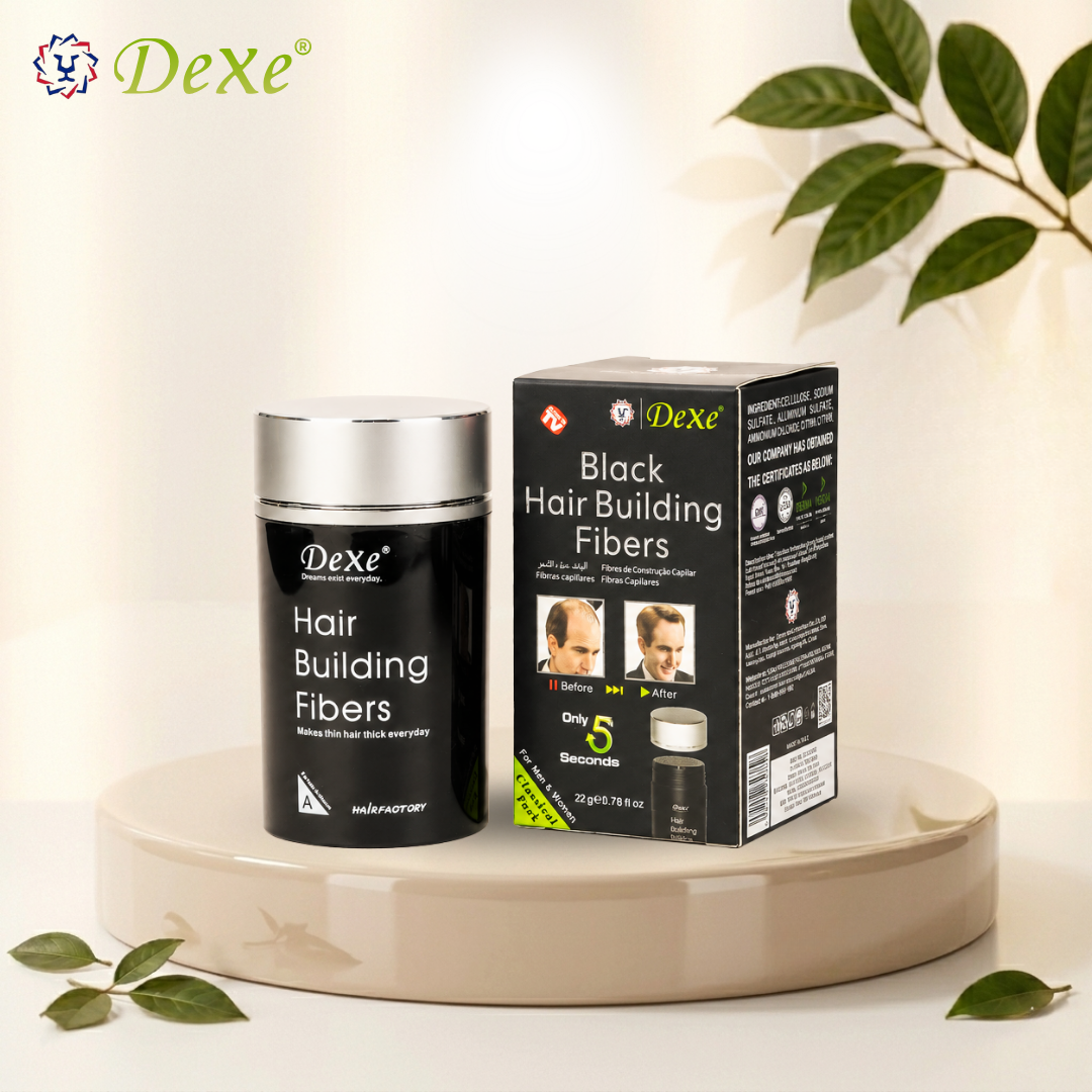 Dexe Black Hair Building Fibers