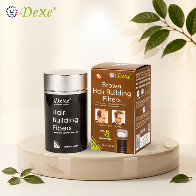 Dexe Brown Hair Building Fibers
