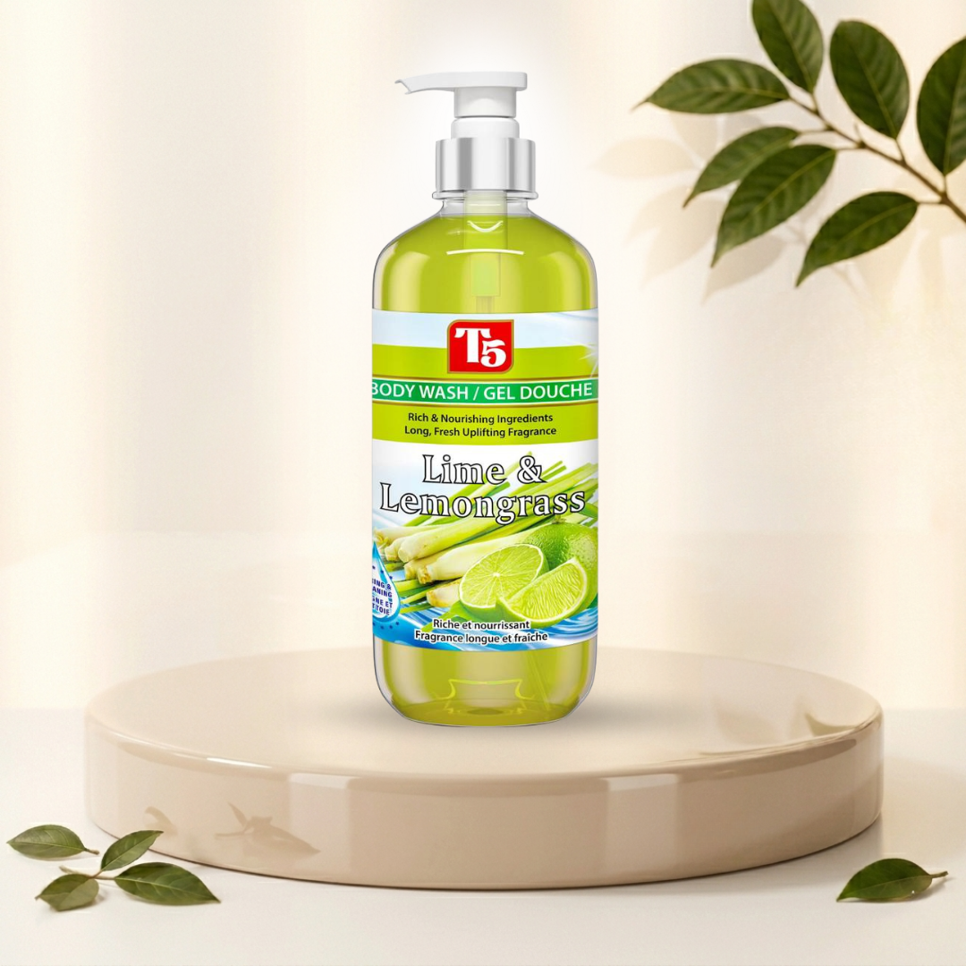 T5 Body Wash/Shower Gel Lime and Lemongrass