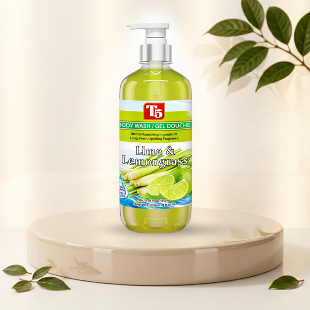 T5 Body Wash/Shower Gel Lime and Lemongrass