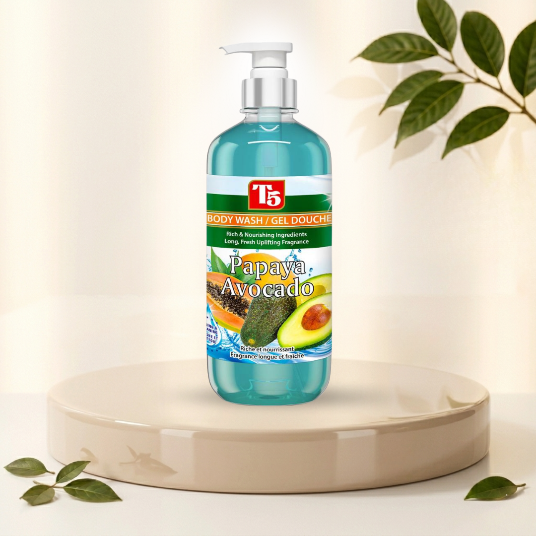T5 Body Wash/Shower Gel Papaya Avocado